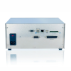 Rear panel of the optional control unit (desktop enclosure) with power supply, interfaces, CF interface