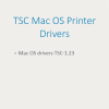 TSC Mac OS Printer Drivers