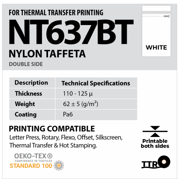 NT637BT Nylon Taffeta