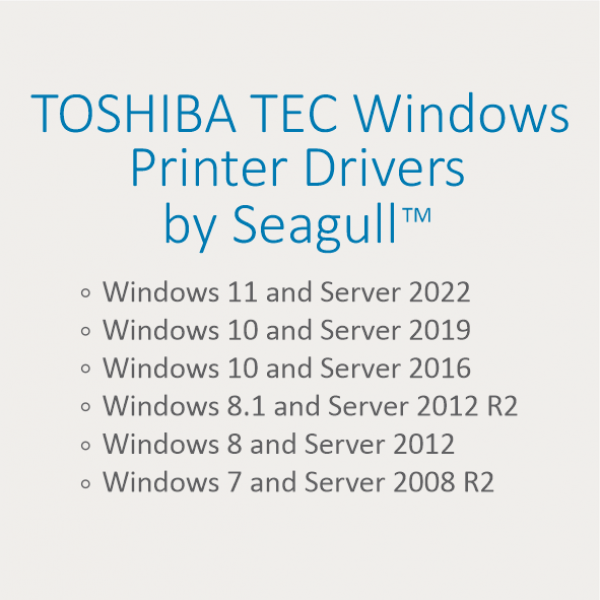TOSHIBA TEC Printer Drivers
