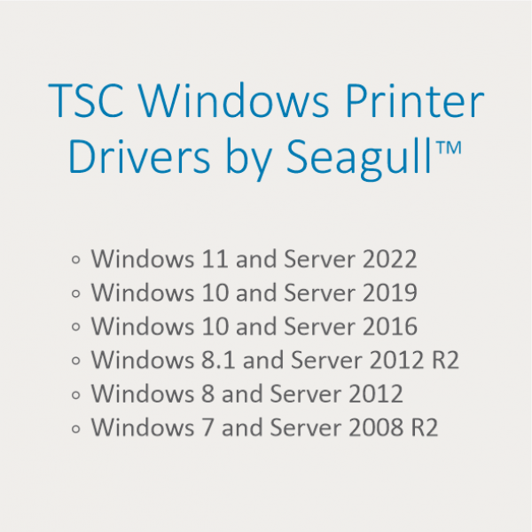 TSC Printer Drivers